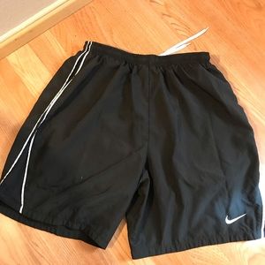 Black nike shorts lined with spandex